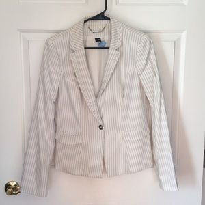 Pinstripe Blazer
